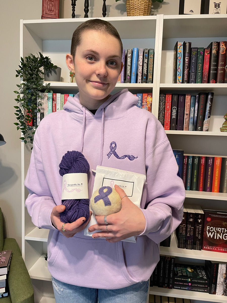 The 2023 Sheepishly Me® 'All Cancer' Awareness Dryer Ball Set (set of