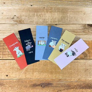 The Sheepishly Me® WINTER COLLECTION 2023 ~ The Golden Girls Collection Bookmark Sets (set of 6)