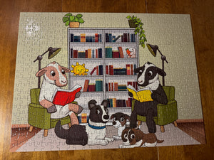 2024 SHEEPISHLY ME FALL COLLECTION ~ 'BOOK BESTIES' 500 piece puzzle