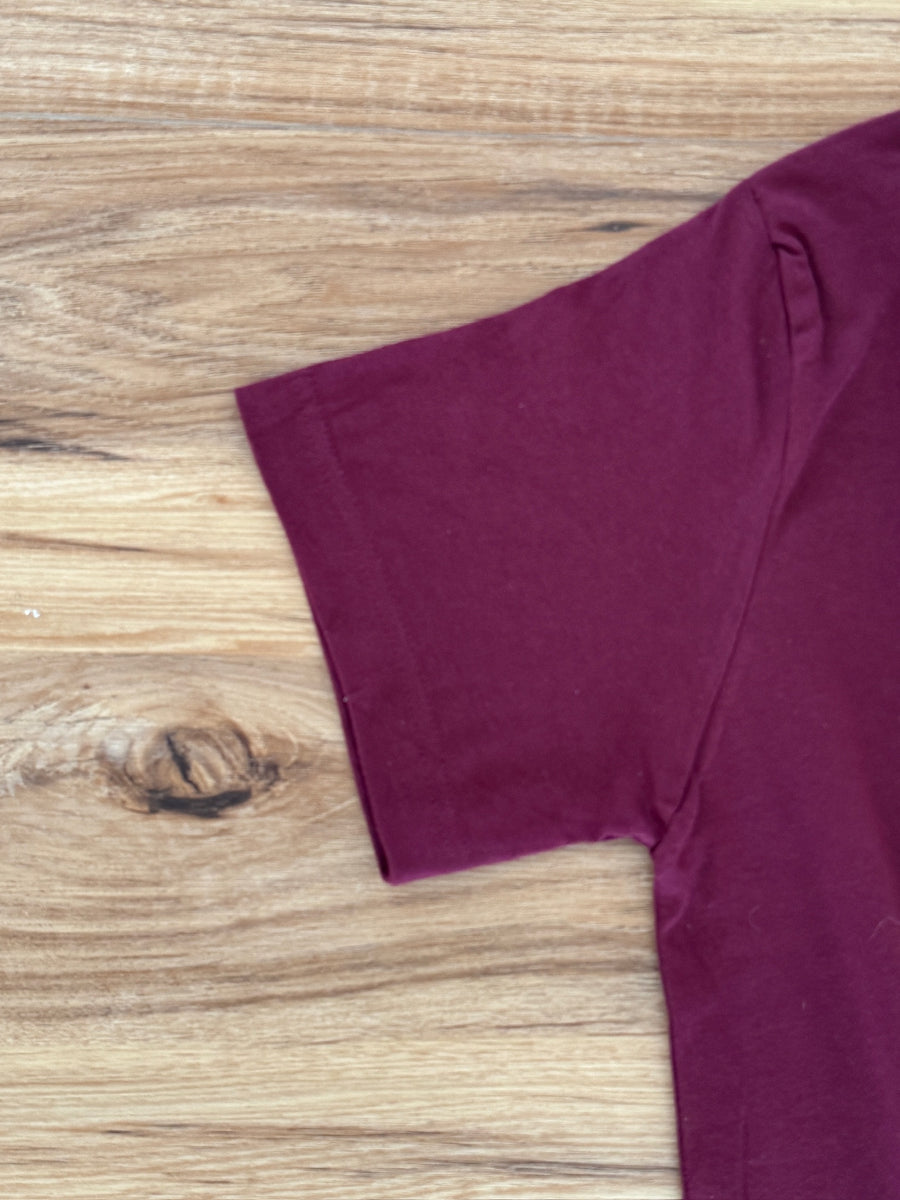 'BOOK BESTIES' tee (maroon)