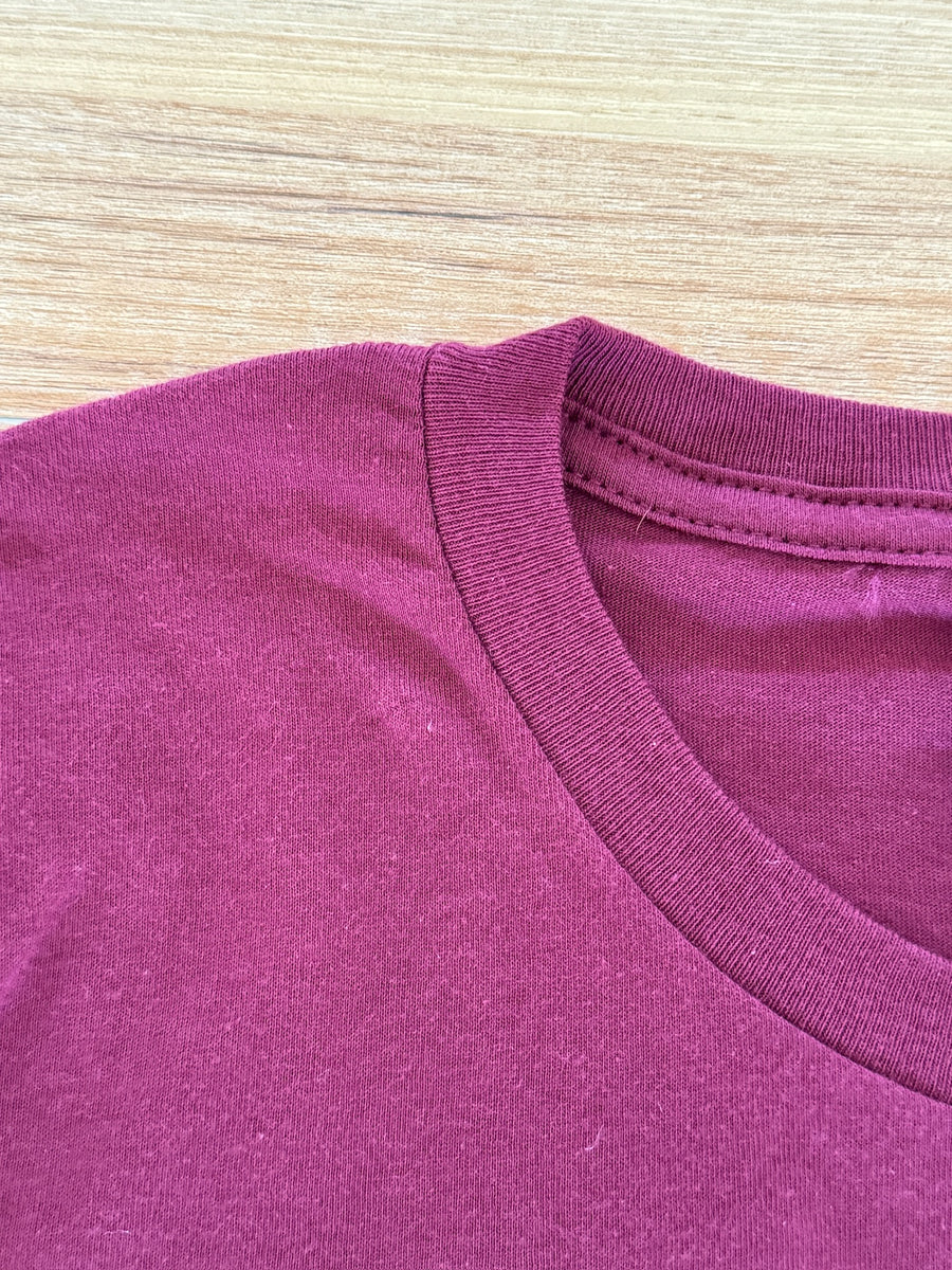 'BOOK BESTIES' tee (maroon)