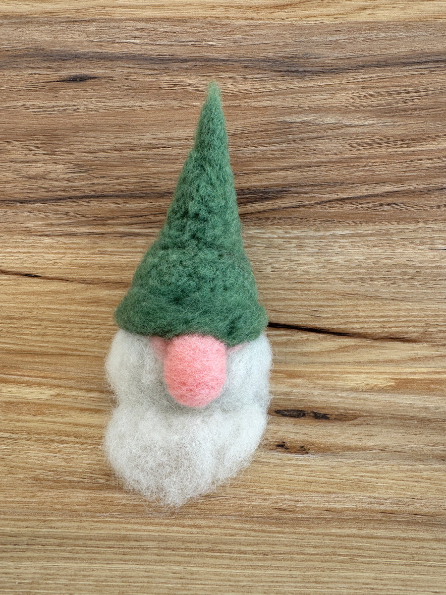 The GNOME ORNAMENT needle felting kit