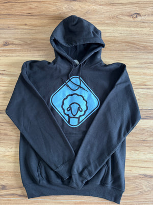 WINTER BLUES hoodie (black/blue)