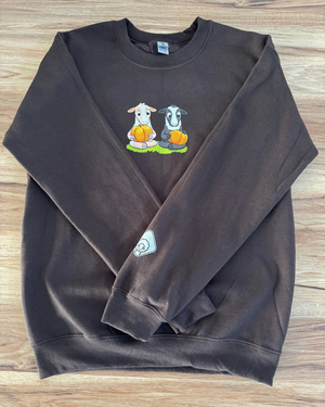 BESTIES PUMPKIN PATCH crewneck (brown)