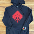 Load image into Gallery viewer, Besties 'GALENTINES' hoodie (black/red)
