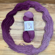 Load image into Gallery viewer, Visions of Sugar Plums blended wool skein

